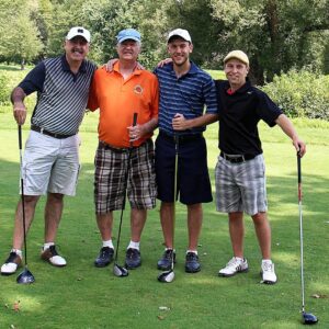 golfers, group photo, men